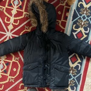 Baby Gap size 5 black winter jacket